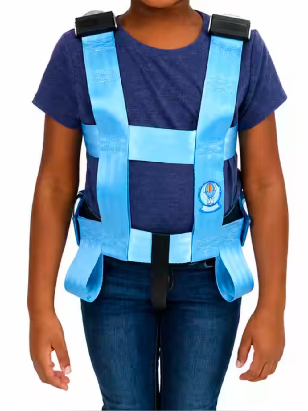 EZ-ON Adjustable Vest for Family Vehicles Kids One Size Blue